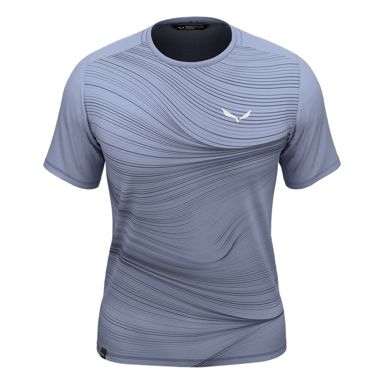 Salewa Men's Seceda Dry T-Shirts Grey VCZ-483159